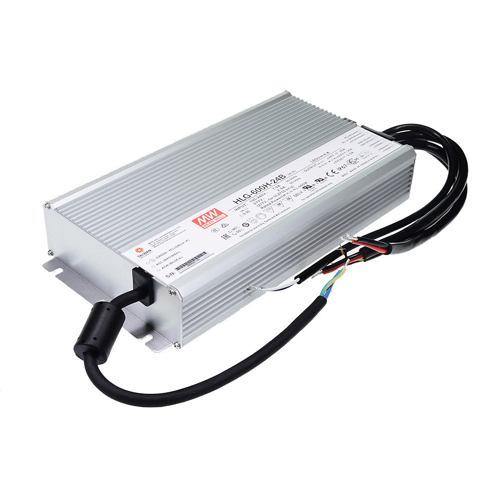 HLG-600H-12B AC90-305V Input Voltage Mean Well Waterproof DC24V 600Watt UL-Listed LED Power Supply HLG-600H-12B AC90-305V Input Voltage Mean Well Waterproof DC24V 600Watt UL-Listed LED Power Supply
